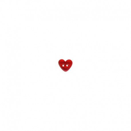 Bouton coeur transparent