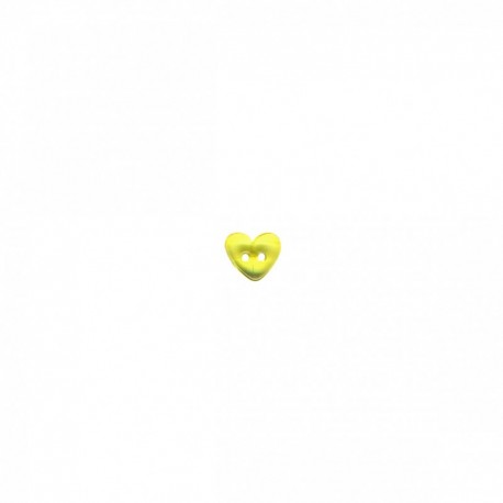 Bouton coeur transparent