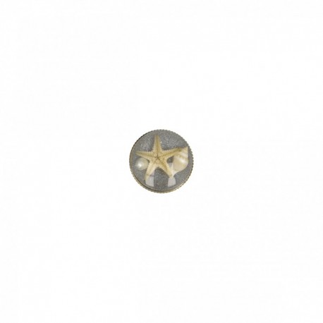 Bouton coquillages 20mm