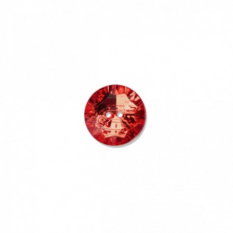Bouton rond cristal