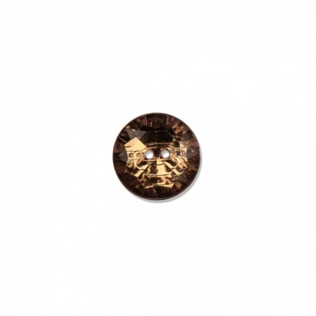 Bouton rond cristal