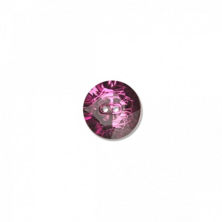 Bouton rond cristal