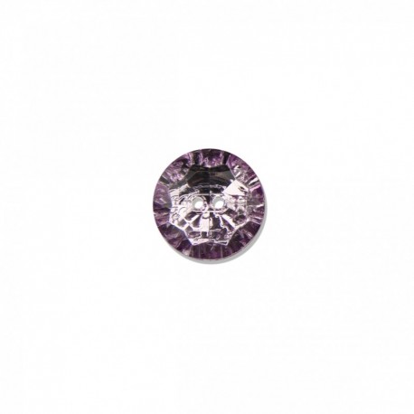 Bouton rond cristal