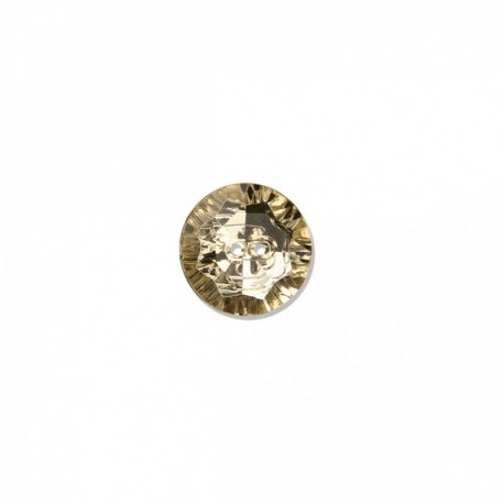 Bouton rond cristal