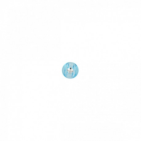 Bouton rond effet pierre