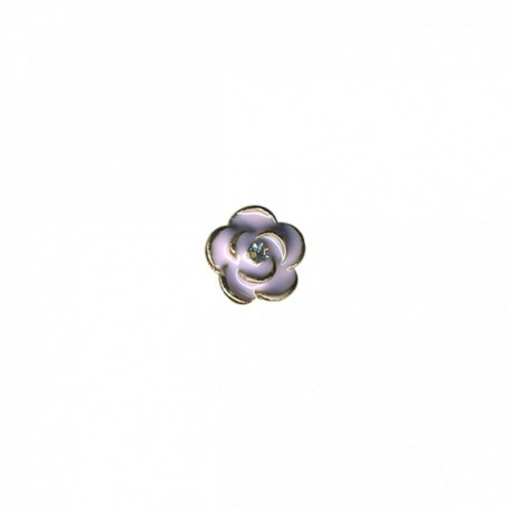 Bouton rose metal