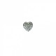 Bouton bijou coeur  Crystal - 