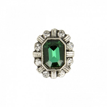 Bouton bijou rectangle