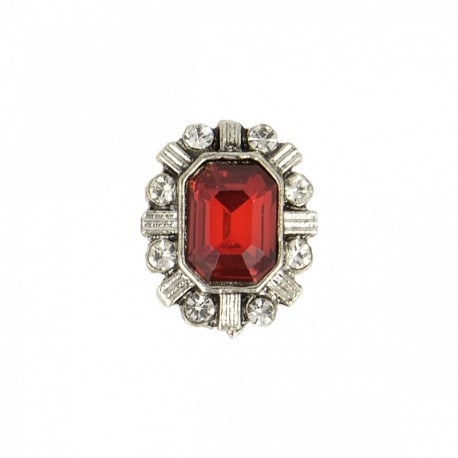 Bouton bijou rectangle