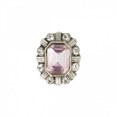 Bouton bijou rectangle