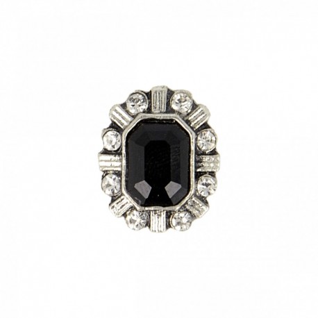 Bouton bijou rectangle