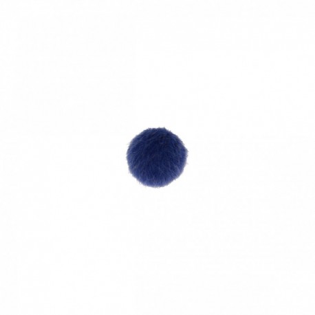 Bouton fourrure unie