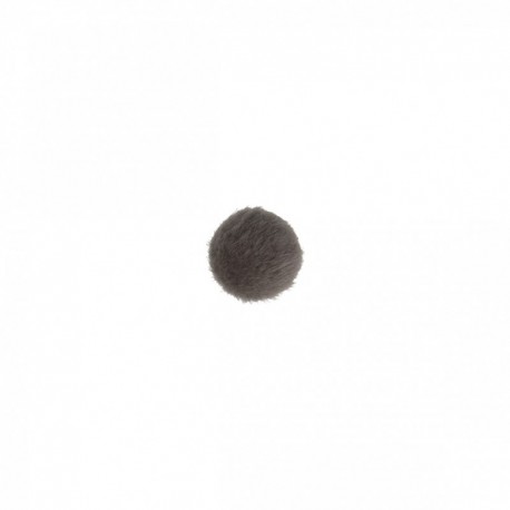 Bouton fourrure unie