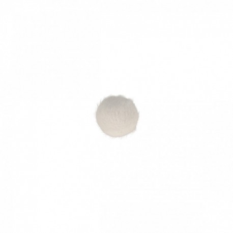 Bouton fourrure unie