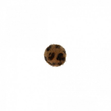 Bouton fourrure tachetee