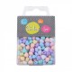 Perles plastcoeur7mm*18g - Assortiment