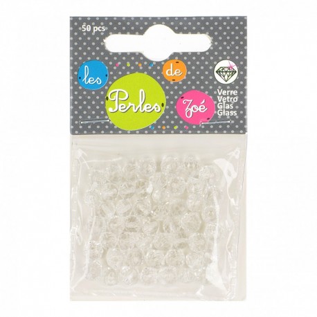 Perle facette Cristal 6x4mm*50 pcs