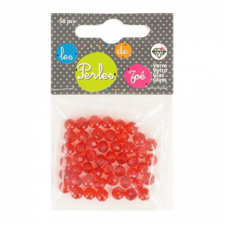 Perle facette Cristal 6x4mm*50 pcs
