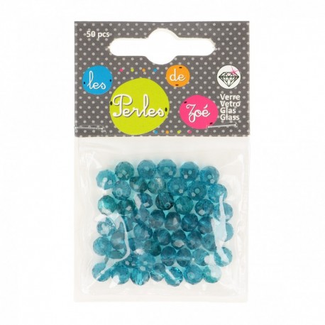 Perle facette Cristal 6x4mm*50 pcs