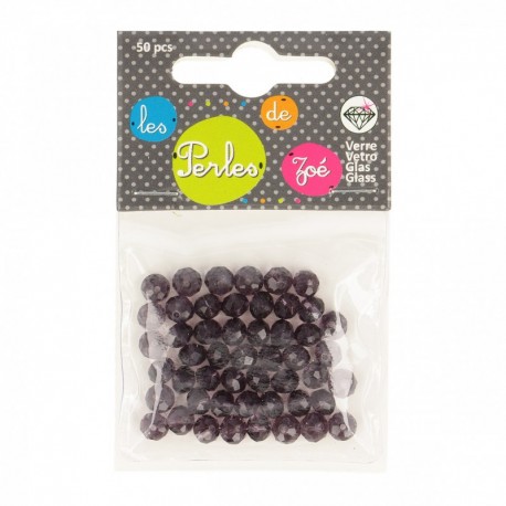 Perle facette Cristal 6x4mm*50 pcs