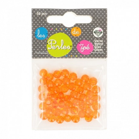 Perle facette Cristal 6x4mm*50 pcs