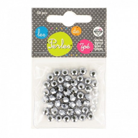 Perle facette Cristal 6x4mm*50 pcs