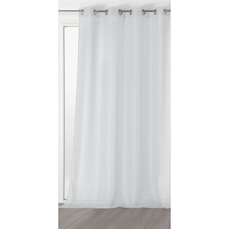 Tissu Voile Chic Blanc Plombé