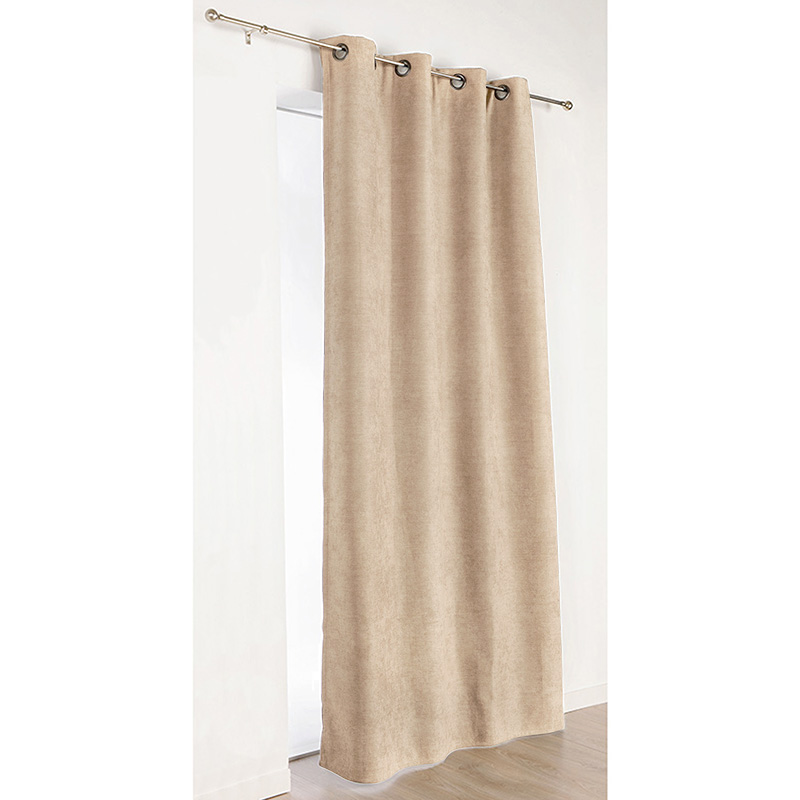 Tissu Alaska Obscurcissant Isolant Taupe