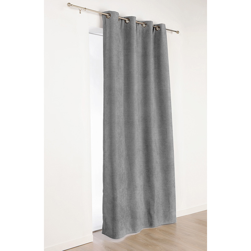 Tissu Alaska Obscurcissant Isolant Gris Clair