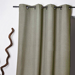 Tissu Occultant Chiné Oxford Taupe