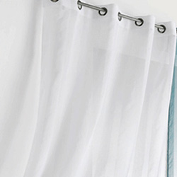 Tissu Voilage Flotte Blanc