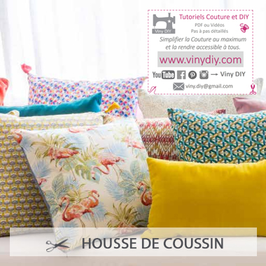 Housse de coussin DIY