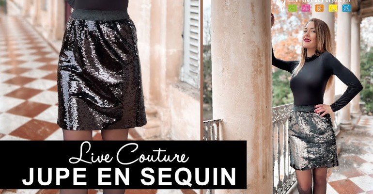 La Jupe en Sequin sans Patron