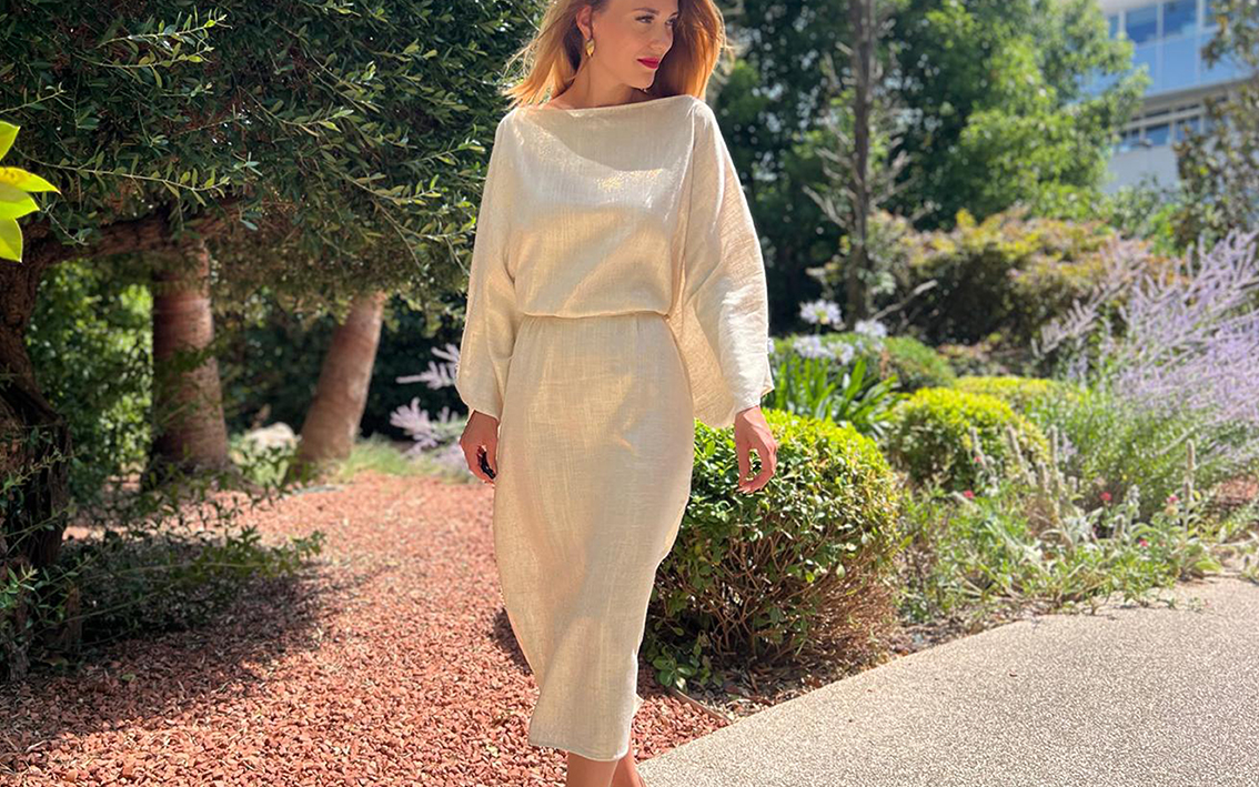 Robe élégante sans patron 