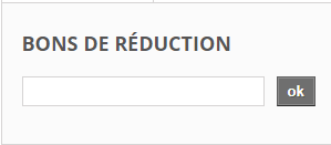 Insérer un bon de réduction