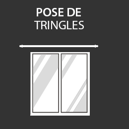 Service pose de tringles