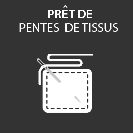 Service prêt de pentes de tissus