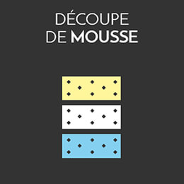 Service découpe de mousse